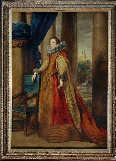 Presumível retrato da marquesa Jeronima Spinola-Doria ... de Anthony van Dyck