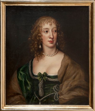 Retrato de Henriqueta Maria, rainha de Inglaterra (1609-1669) de Anthony van Dyck