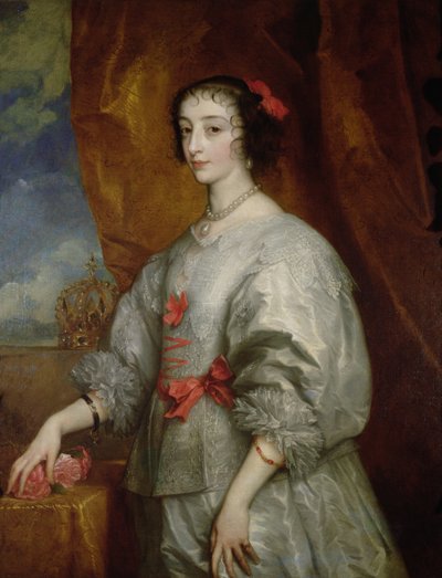 Rainha Henrietta Maria de Anthony van Dyck