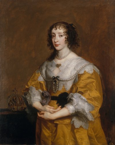Rainha Henrietta Maria, 1636. de Anthony van Dyck