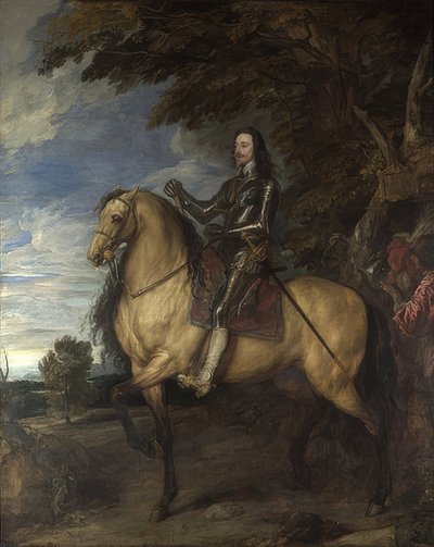Retrato equestre de Carlos I por volta de 1637-38 de Anthony van Dyck