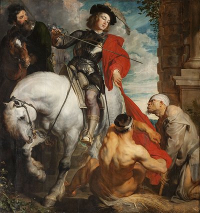 São Martinho de Tours dividindo o seu manto de Anthony van Dyck