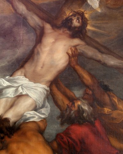 A Elevação da Cruz, antes de 1631 (petróleo) de Anthony van Dyck