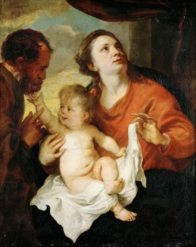 A Sagrada Família, ca 1627. de Anthony van Dyck