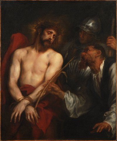 A zombaria de Cristo de Anthony van Dyck