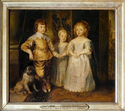 Os filhos de Carlos I de Inglaterra; ... de Anthony van Dyck