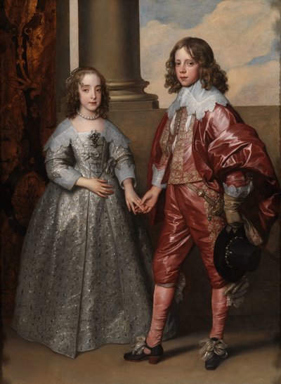 Guilherme II, Príncipe de Orange, e a sua Noiva, Mary Stuart
Retrato duplo de Willem II (1626-1650), Príncipe de Orange, e Princesa Mary Stuart (1631-1660), mais tarde Princesa Real de Anthony van Dyck