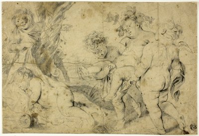 O jovem Baco e os seus companheiros de Anthony van Dyck