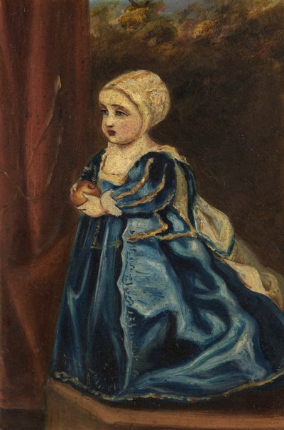 Retrato de uma princesa, filha do rei Charles I de Anthony van after Dyck
