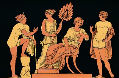 Ifigênia e Orestes, 1880 de Antique