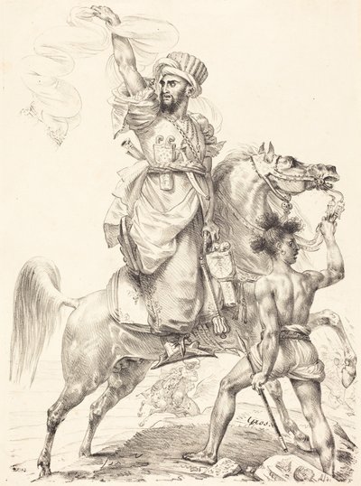 O chefe dos mamelucos a cavalo de Antoine-Jean Gros