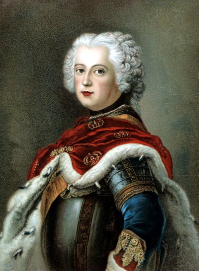 Frederico II, o Grande , rei da Prússia de Antoine (after) Pesne