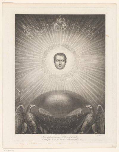 Glorificação de Napoleão Bonaparte de Antoine Aubert