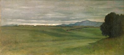 Paisagem romana de Antoine Auguste Ernest Herbert or Hebert