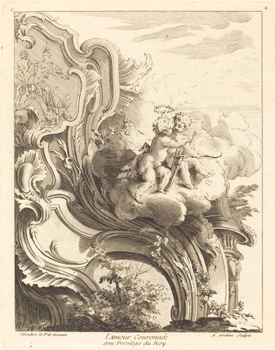 Cupido coroado, 1736. de Antoine Aveline