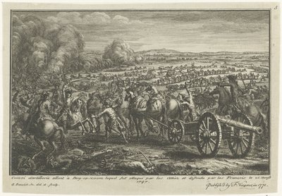 Ataque aliado a um transporte de artilharia francês, 1747 Convoi d