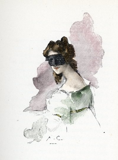 Retrato de uma misteriosa amante de Napoleão I frequentava por volta de 1803 e apelidada de senhora de Saint-Cloud de Antoine Calbet