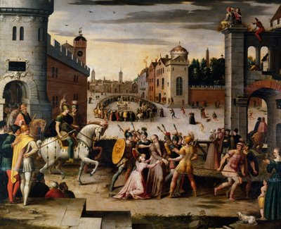 Prisão e Execução do Chanceler Thomas More a Henrique VIII da Inglaterra c1541-1599 de Antoine Caron