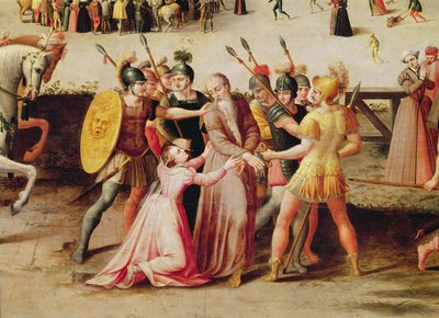 A prisão de Sir Thomas More em 1535 (detalhe de 40437) de Antoine Caron