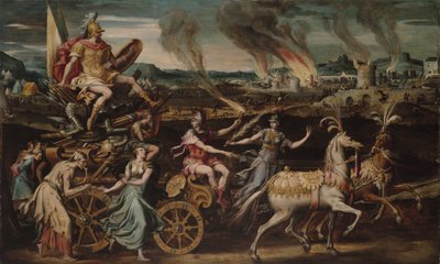O triunfo de Marte, c.1570 de Antoine Caron