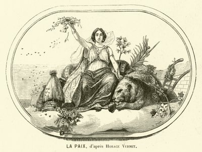 Paz (gravura) de Antoine Charles Horace Vernet