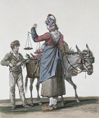 O vendedor de cereja de Antoine Charles Horace Vernet