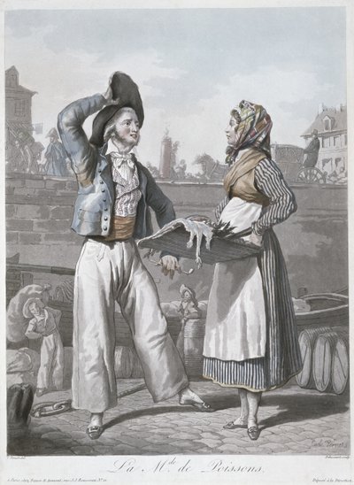 O vendedor de peixe de Antoine Charles Horace Vernet