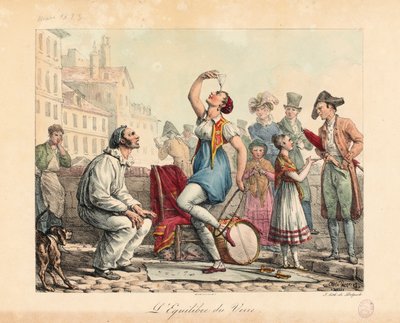 O balanceador de vidro, 1815-30 de Antoine Charles Horace Vernet