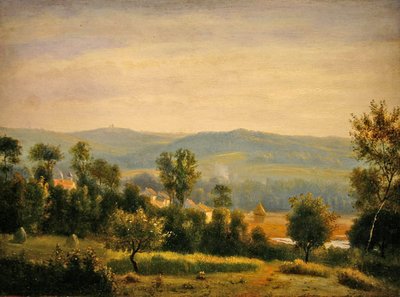Paisagem matinal (óleo sobre painel) de Antoine Chintreuil