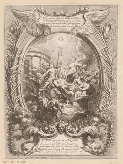 Alegoria da fama do Delfim de Antoine Coypel