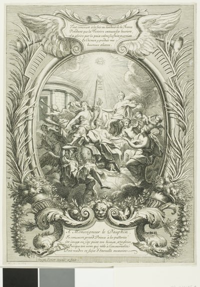Alegoria da Glória do Delfim de Antoine Coypel