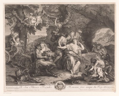 Baco e Ariadne de Antoine Coypel