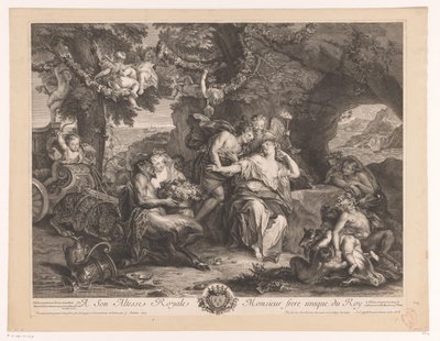 Baco e Ariadne de Antoine Coypel