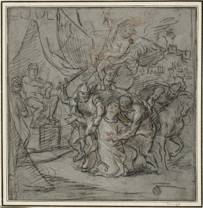 Martírio de um santo de Antoine Coypel