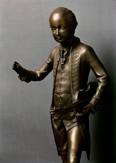 Estátua de Mozart em criança (bronze) de Antoine Denis Chaudet