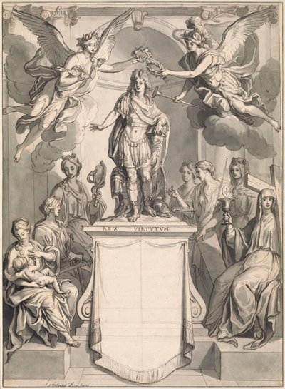 Desenho para um Frontispício de Antoine Dieu