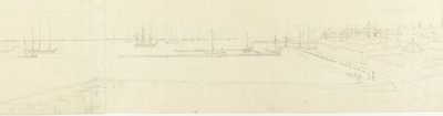 Vista da enseada de Vlissingen de Antoine Ignace Melling