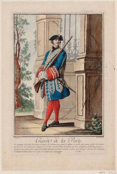 Guarda do Portão, 1756. de Antoine Jean De Fehrt