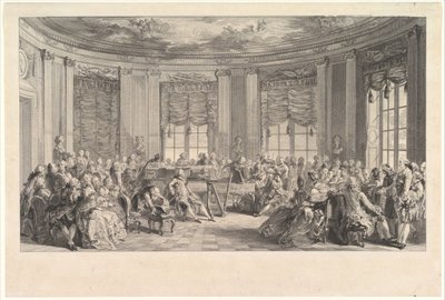O Concerto, 1774. de Antoine Jean Duclos