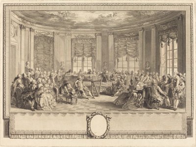 O concerto de Antoine Jean Duclos after Augustin de Saint Aubin