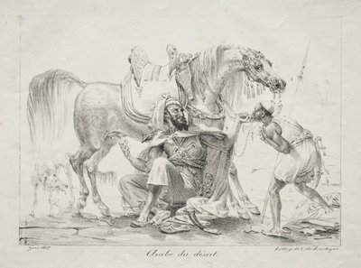 Árabe do deserto, 1817. de Antoine Jean Gros