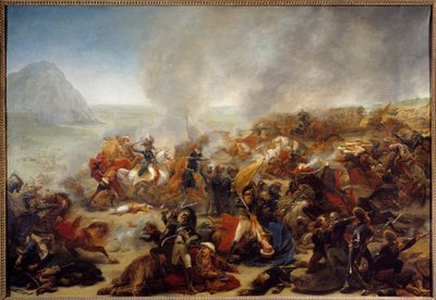 Campanha (Expedição) do Egito (1798-1801): "A Batalha de Nazaré em 08/04/1799" Esta batalha viu a vitória do General Jean Andoche Junot (Jean-Andoche) (1771-1813). Pintura de Antoine Jean Gros (1771-1835) 1801 Sol. 1,35x1,95 m Nantes, Musee des B de Antoine Jean Gros