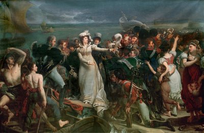 Marie Therese, duquesa de Angouleme ... (óleo sobre tela) de Antoine Jean Gros