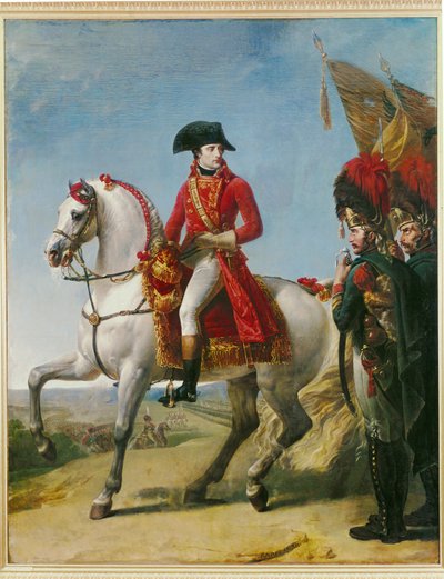 Napoleão Bonaparte, Primeiro Cônsul, após a Batalha de Marengo ... de Antoine Jean Gros