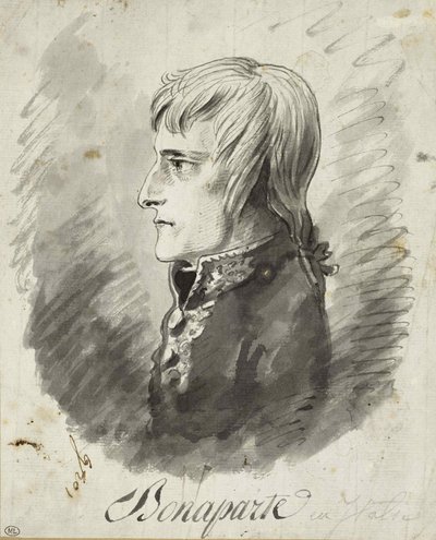 Napoleão Bonaparte, general-chefe do exército italiano, ca 1797. de Antoine Jean Gros