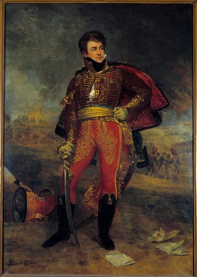 Retrato do Conde Geral François Fournier Sarloveze (1773-1827) Pintura de Antoine Jean Gros (1771-1835) de Antoine Jean Gros