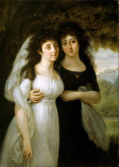 Retrato das Irmãs Maistre, 1796. de Antoine Jean Gros