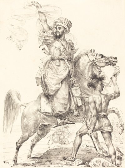 O chefe dos mamelucos a cavalo de Antoine Jean Gros