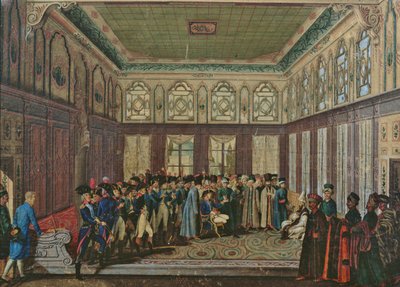 General Aubert du Bayet sendo recebido pelo grão-vizir otomano em Constantinopla em 1796 de Antoine Laurent Castellan