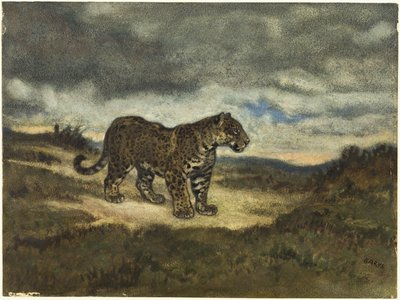 Jaguar em pé de Antoine Louis Barye